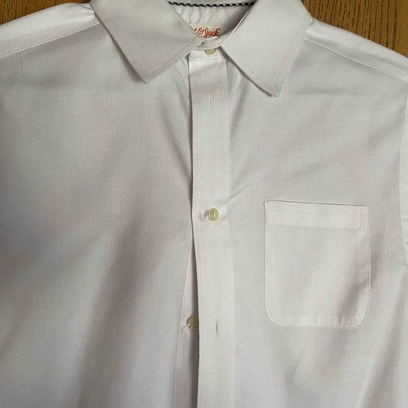 White Button-up Dress Shirt Sz XL 16 Cat & Jack - Picture 10 of 12